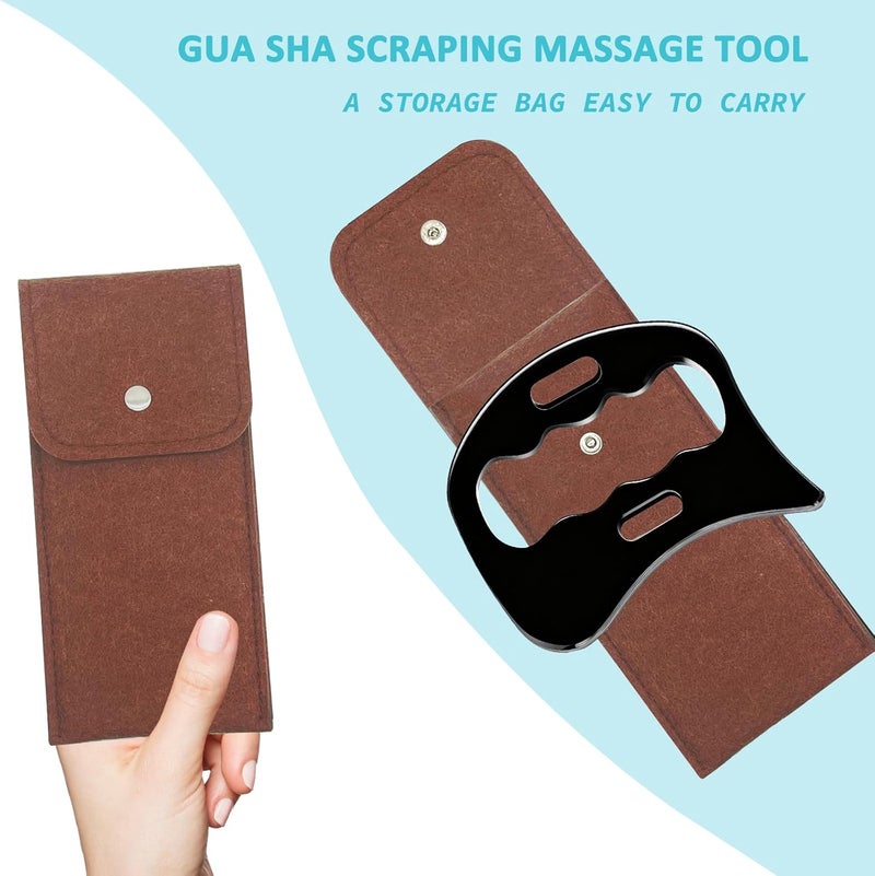 AICNLY Stainless Steel Gua Sha Muscle Scraper Tool, Myofascial Scraping Tools for Physical, Lymphatic Drainage Massager, Soft Tissue Massage Tool - Image 5